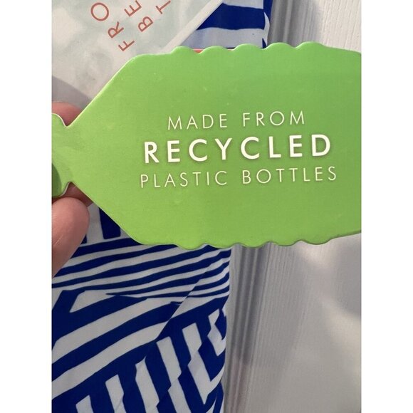 Le Club Men’s Wynn Long Multi Swim Trunks Size XXL Blue White Geometric Print - Picture 5 of 8